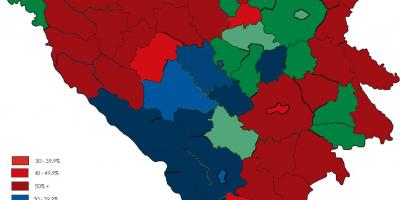Bosnja fesë hartë